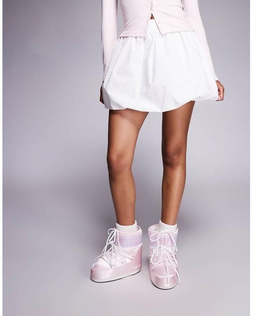 Moon Boot Pink Moonboot Icon Low Pearly