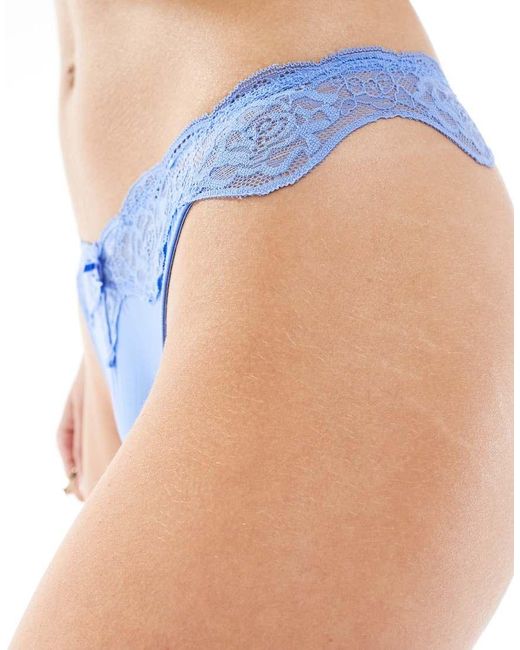 Cotton On Blue Sabrina Lace G String