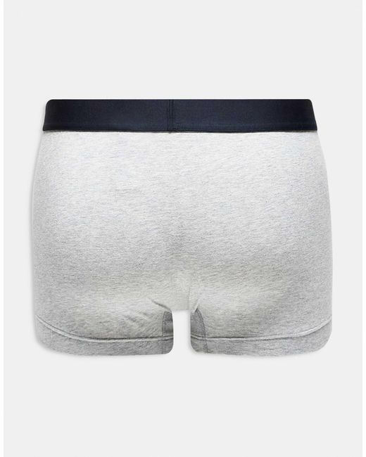 Tommy Hilfiger Gray Original 3 Pack Trunks for men