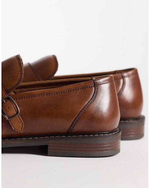 ASOS Brown Monk Shoes for men