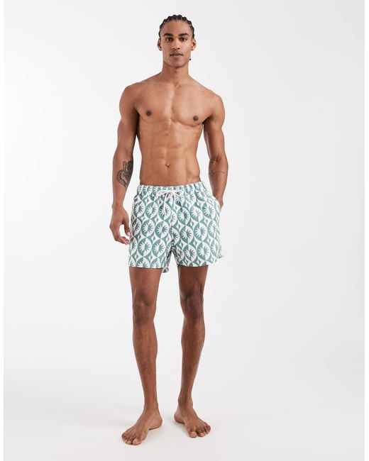 ASOS Blue Swim Shorts for men