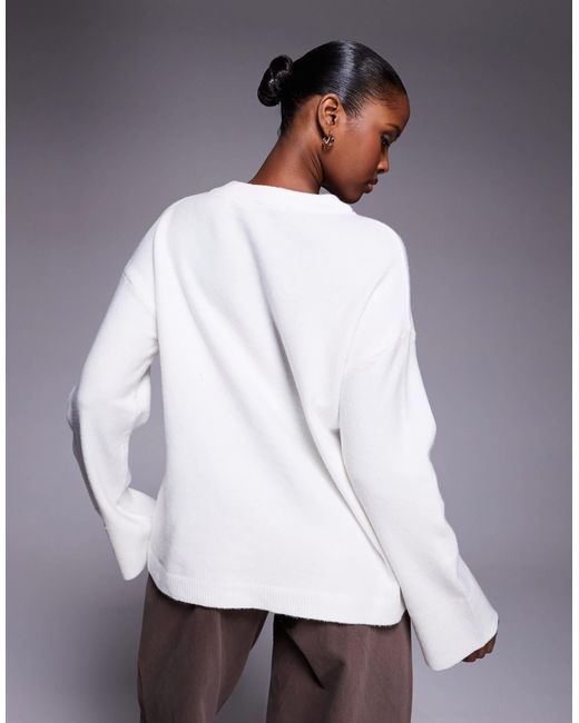 Pull ras River Island en coloris Gray