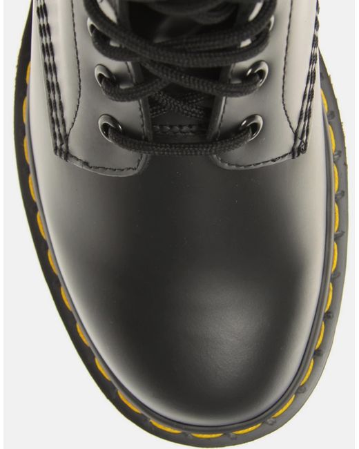 Dr. Martens Black 1460 8-eye Smooth Leather Lace Up Boots