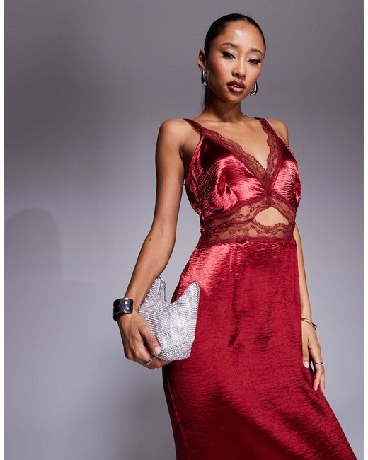 Never Fully Dressed Red – mimi – midaxi-trägerkleid
