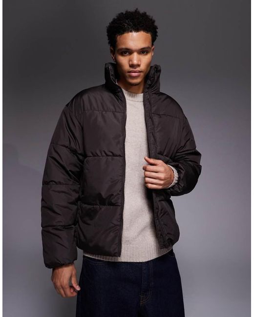 ADPT Gray Padded Puffer Jacket for men