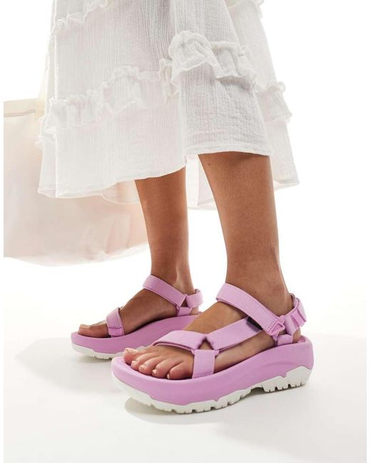 Teva White Hurricane Ampsole Sandals