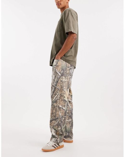 ASOS – weite hose mit military-muster in Multicolor für Herren