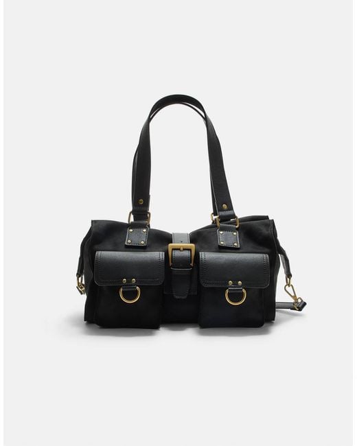 Stradivarius Black – schultertasche