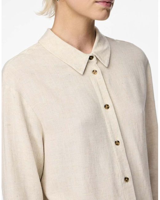 Camisa De -Neutro Pieces de color Natural