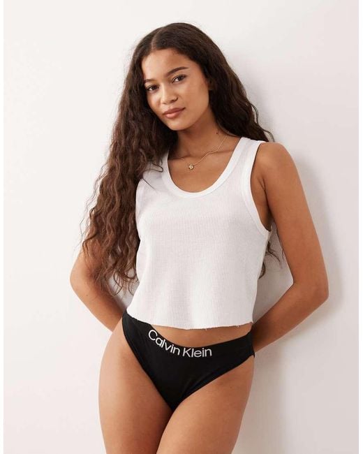 Calvin Klein White Extra Soft Cotton Bikini Briefs