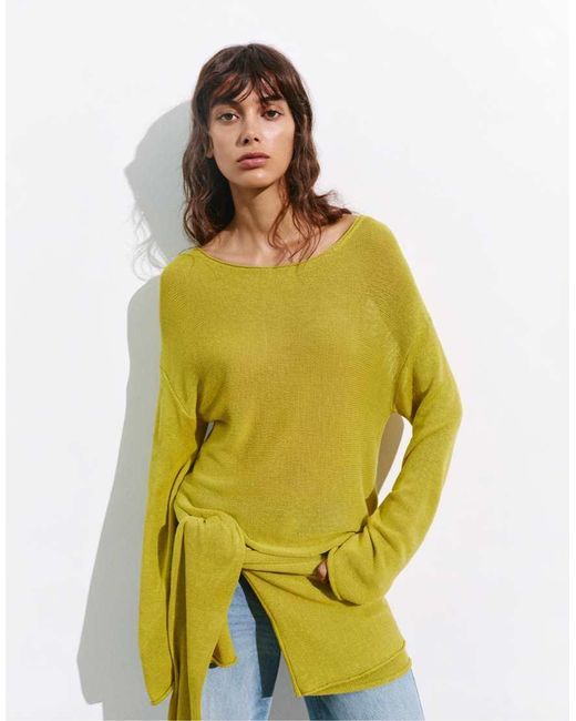 Pull&Bear Rustieke Trui in het Yellow