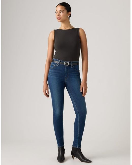 Levi's Blue 721 High Rise Skinny Jeans