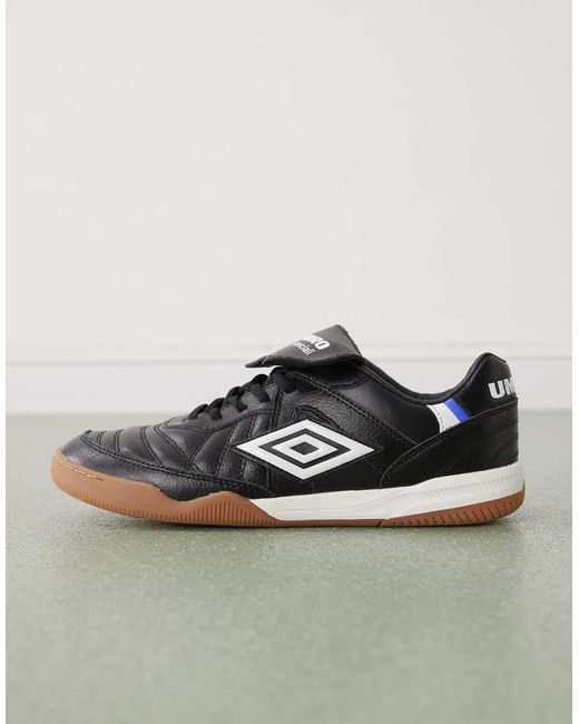 Umbro Gray Speciali Leather Sneakers for men
