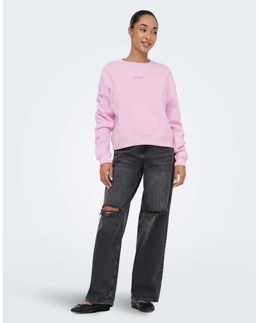 ONLY Pink Sweatshirts