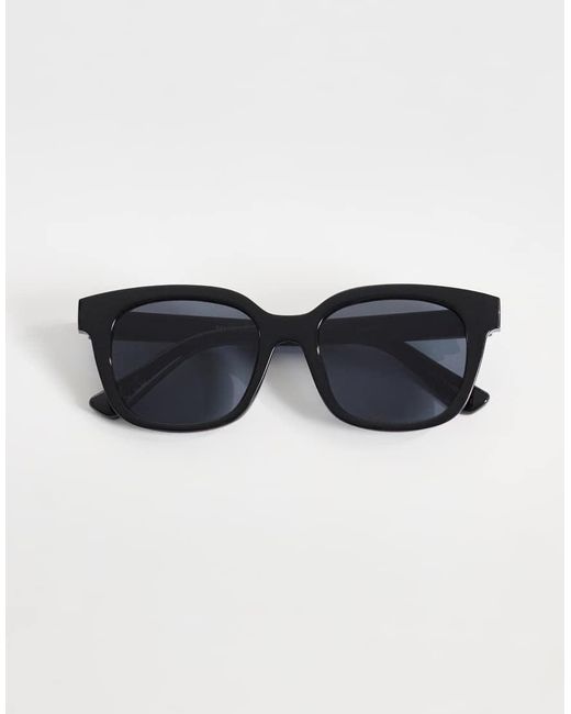 Mango Blue Oversized Cat Eye Sunglasses