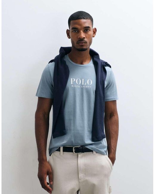 Polo Ralph Lauren Blue Loungewear T-shirt for men