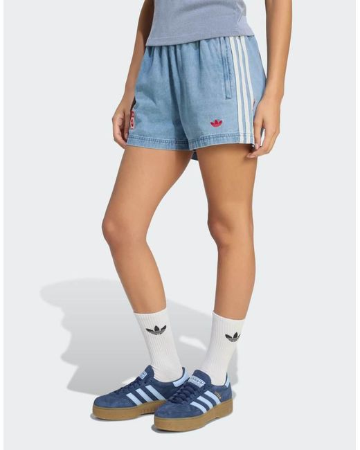 Adidas Originals Blue X Coca-Cola Denim Jorts