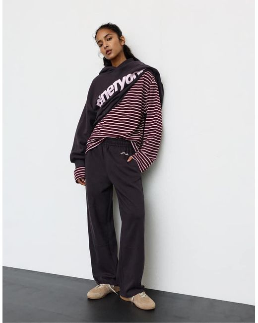 Pull&Bear Joggingbroek Met Ballonpijpen in het Brown