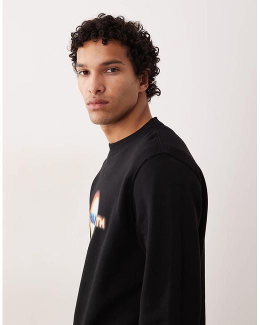 Paul Smith Black Eclipse Graphic Sweatshirt for men