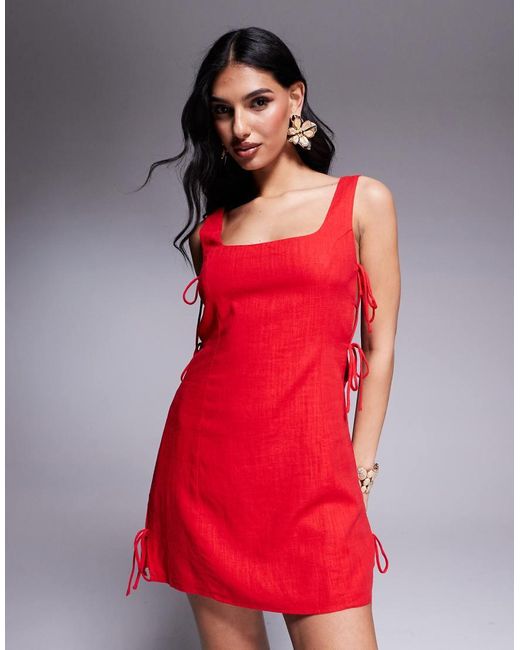 princess polly red dress Hailees Lace Strapless Mini | | Womens fully lined Main Khamila Twist Bust Mini Dress