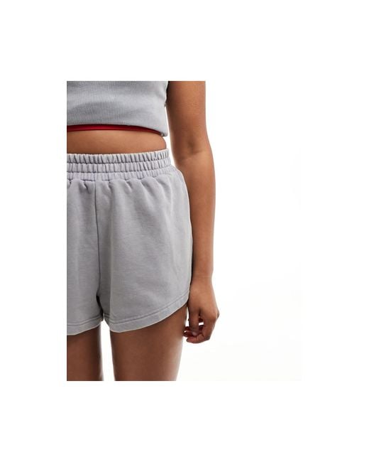 ASOS 4505 Gray Icon Sweat Runner Short With Quick Dry