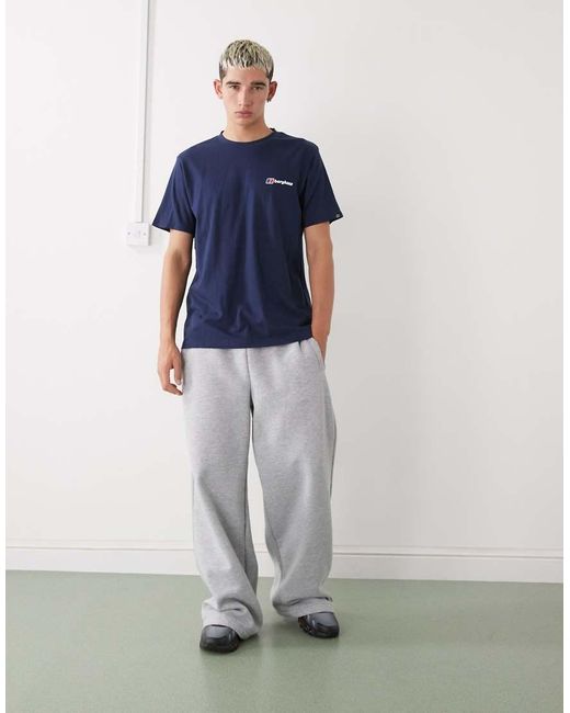Berghaus Blue Front & Back Logo T-Shirt for men