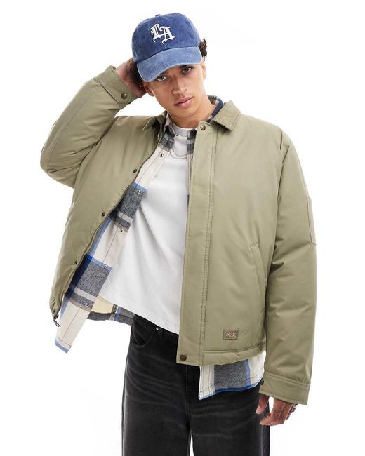 Dickies Gray Winterised Eisenhower Jacket for men