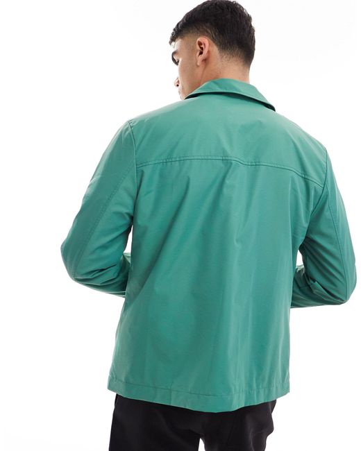 ASOS Green Lightweight Harrington Jacket for men