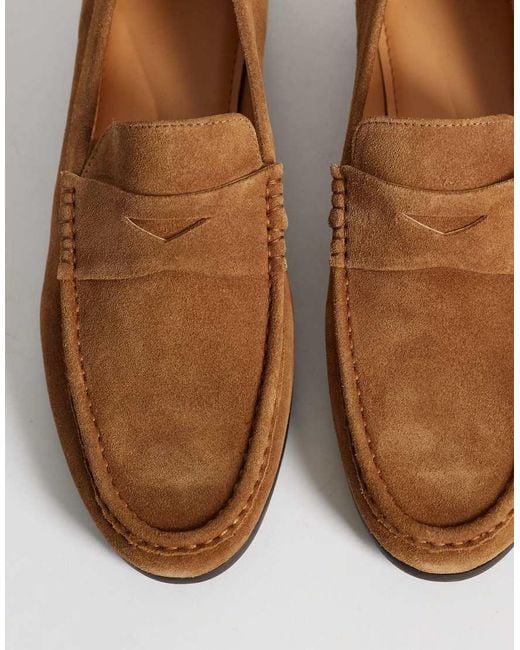 Schuh White Rico Loafers for men