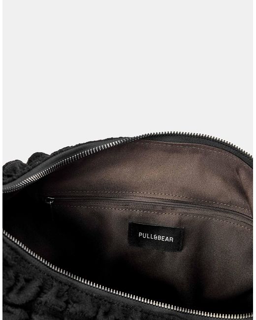 Pull&Bear Black – gefütterte einkaufstasche