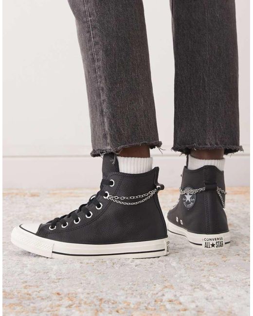 Chuck Taylor All Star Hi di Converse in Black