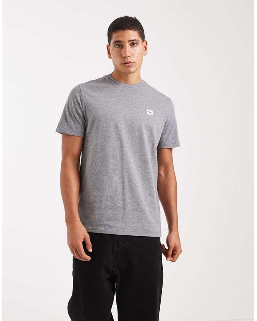 Camiseta Con Parche Del Logo De Calvin Klein de hombre de color Gray