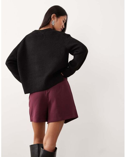 Vila Blue Pleat Front Mini Skort