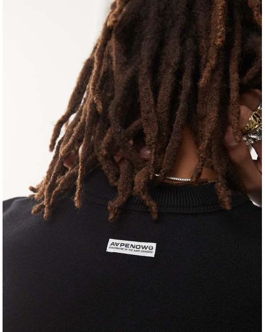 Aape By A Bathing Ape di Aape By A Bathing Ape in Black da Uomo