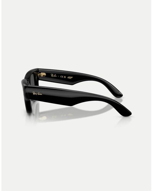 Ray-Ban Black A$Ap Rocky Wayfarer Puffer Square Sunglasses With Lens