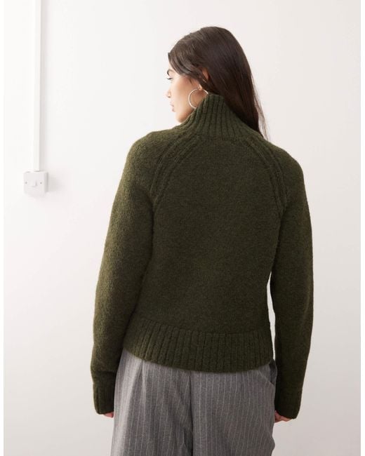 Weekday Multicolor – strickjacke aus flauschigem wollmix