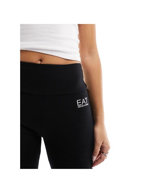 EA7 Black Armani Logo Leg leggings