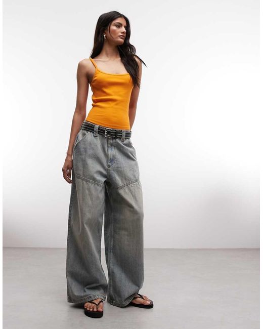 Collusion Orange Rib Cami