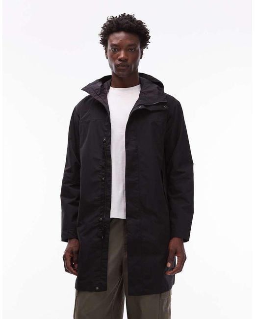 The North Face Blue Nukabira Rain Shell Parka Jacket for men