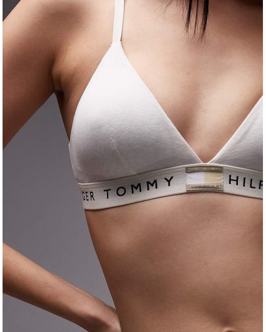 Tommy Hilfiger Brown Heritage Triangle Bra