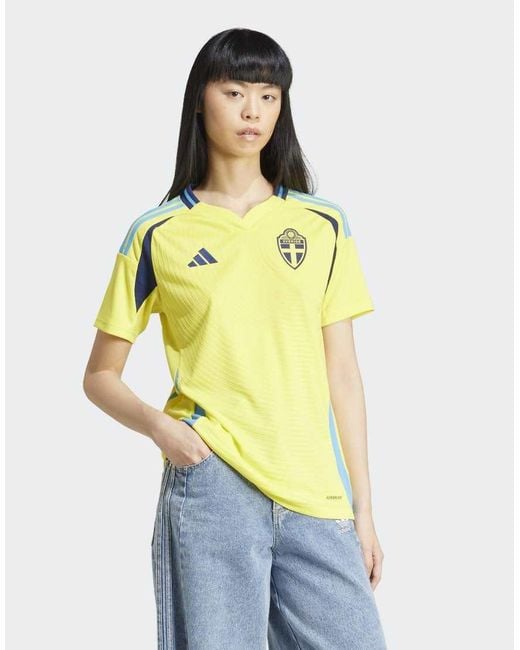 Adidas Originals Yellow Sweden 24 Home Jersey