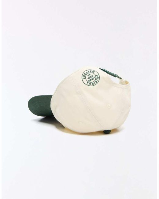 Bershka Gray Embroidered Cap for men