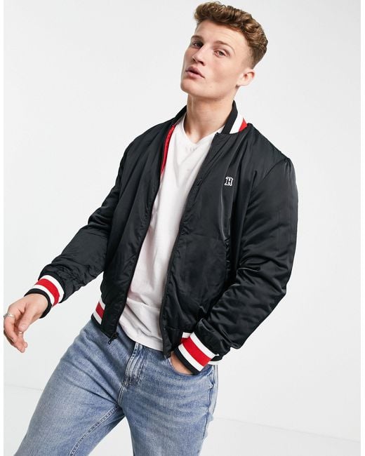 Tommy Hilfiger Lewis Hamilton Reversible Bomber Jacket in Red for Men |  Lyst UK