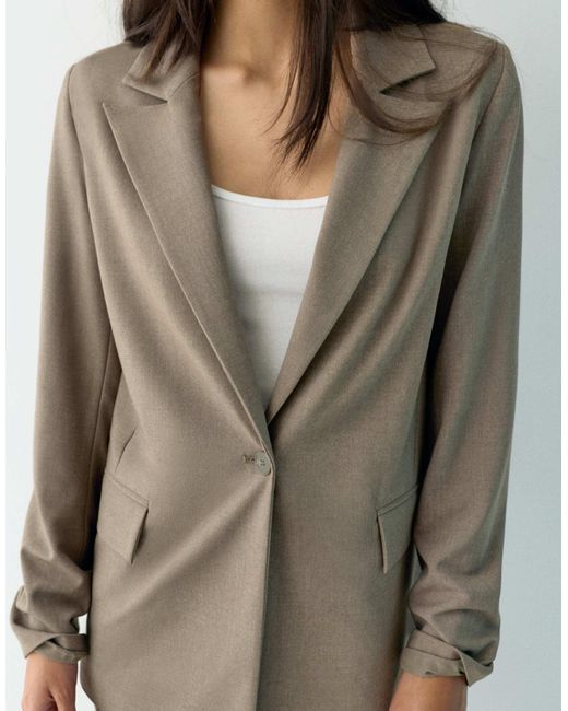 Pull&Bear Natural – basic-blazer