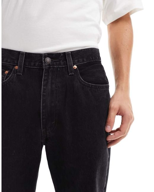 Vaqueros Negros De Corte Recto Holgado 565 '97 De Levi's de hombre de color White