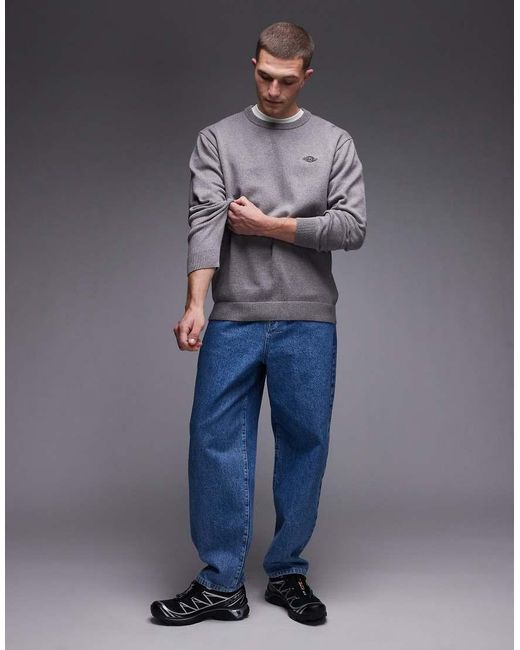 Dickies Blue Summerdale Knitted Jumper for men