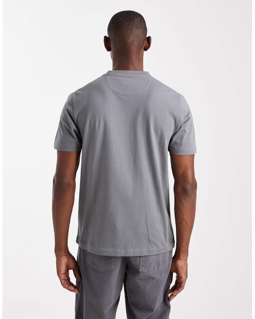 Farah Gray Danny Regular Short Sleeve T-Shirt for men