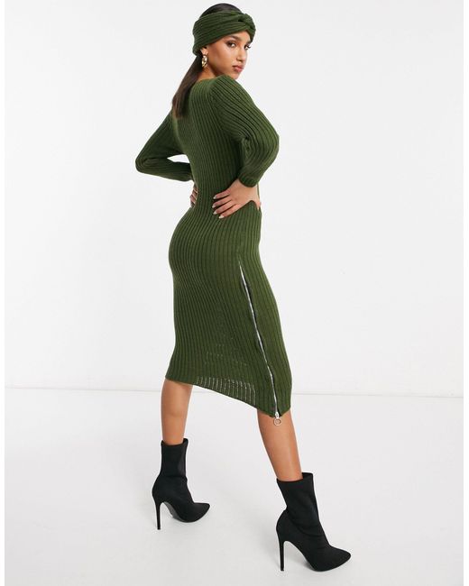 jumper dress with side slits