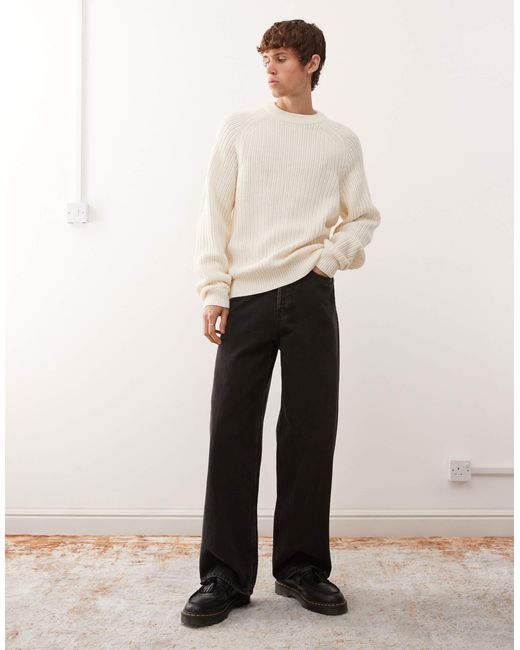 Collusion – pullover aus strick in Natural für Herren