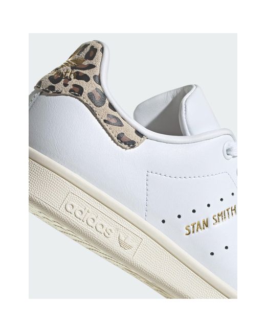 Stan smith - baskets - et léopard Adidas Originals en coloris White